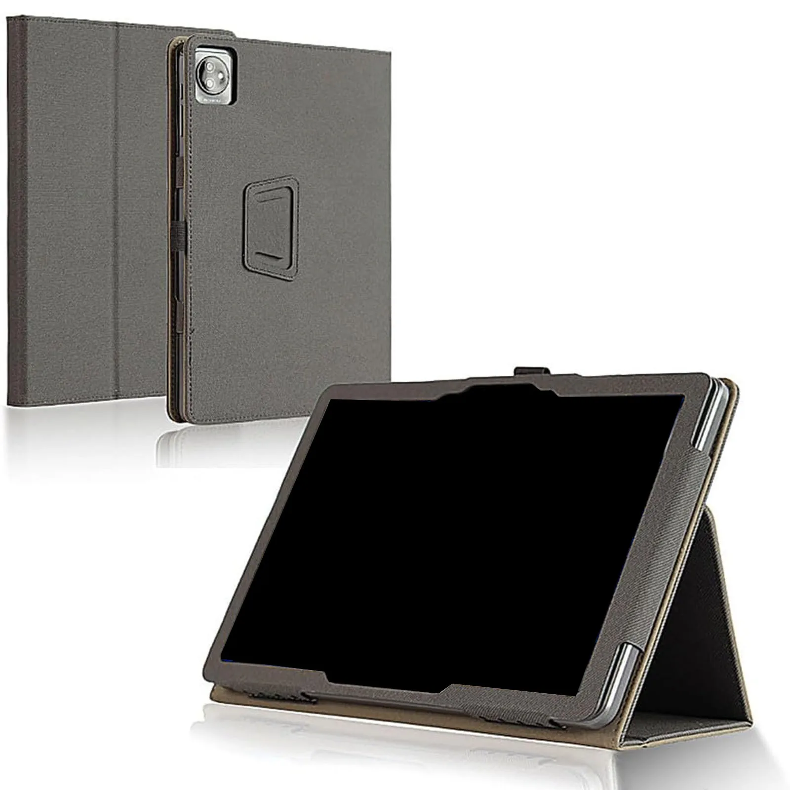 Durable Tablet Case with Kickstand & Shockproof PU Leather Design