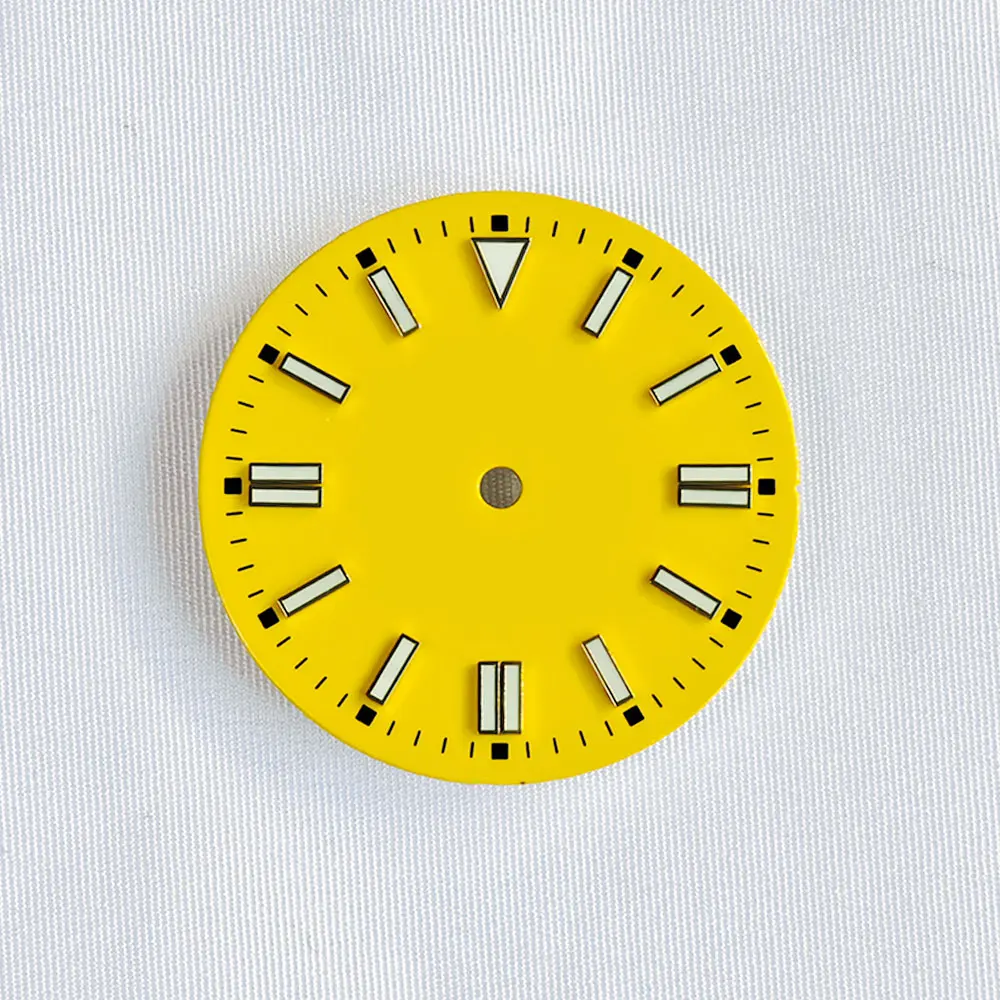 Multicolor Luminous Watch Dial - 28.5mm No Logo Design
