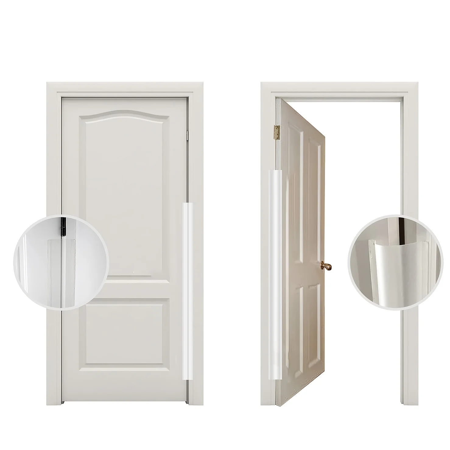 Premium Door Anti-Pinch Protector - 140cm Long, Heavy-Duty Finger Safety & Hinge Cover