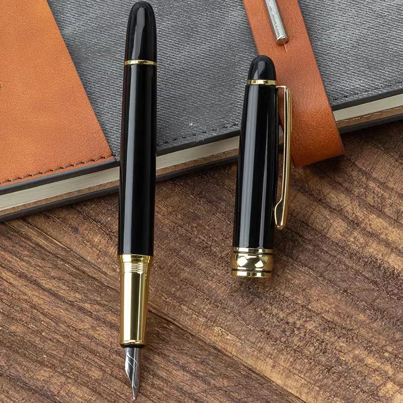 

Ручка перьевая KD102 черная металлическая, 17 шт.