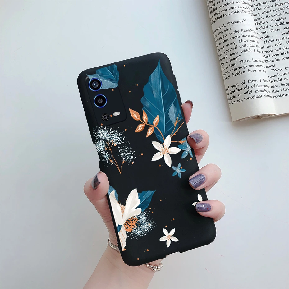 Cute Painted Soft Silicon Phone Case – Artistic Design, Durable Back Cover, Shockproof Bumper