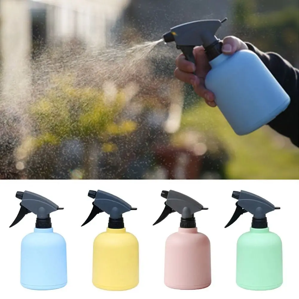 

Пластиковые бутылки-распылители, портативный пустой распылитель карамельного цвета, 600 мл, многоразовая поливочная банка для сада