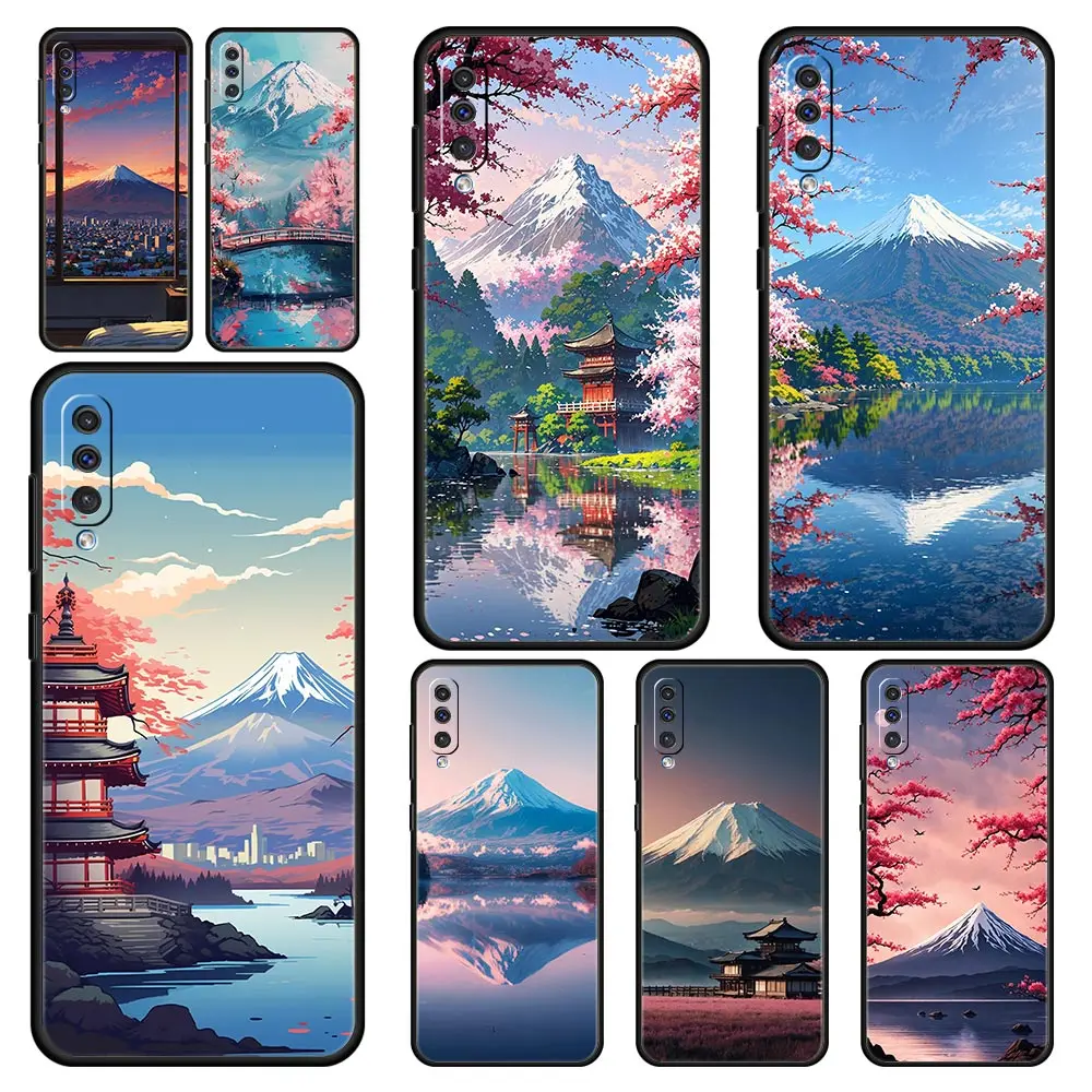 Japan Mount Fuji Cherry Blossom Phone Case Cover
