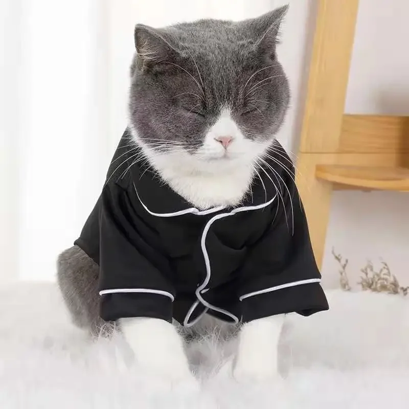 Pet Dog Shirt Dog Suit Pet Pajamas Dog Air Conditioning Clothing Hairless Cat Clothes Dog Shirts Cat