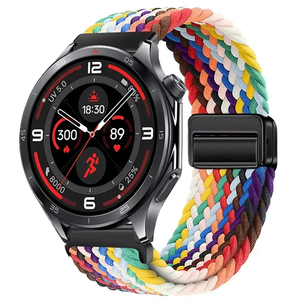 Braided Sport Nylon Strap, 22mm - Durable & Stylish Watchband Bracelet