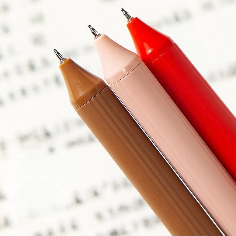 1개입, 학교, 사무실, 공부에 적합한 부드러운 필기감의 블랙 젤 펜 0.5mm 귀여운 동물 테마 펜 재미있는 코끼리 젤 펜