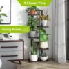 Bamboo Plant Stand for Indoor Outdoor Plants Corner Tall Plant Shelf Holder Shelf Plant Rack Holder Display Rack 3