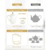 2150-f6c01a.jpg Luxury 6-Piece White Porcelain Tea Set with Gold Trim – British Style Elegant Teacup & Saucer Set for Women, Ideal for Tea or Coffee