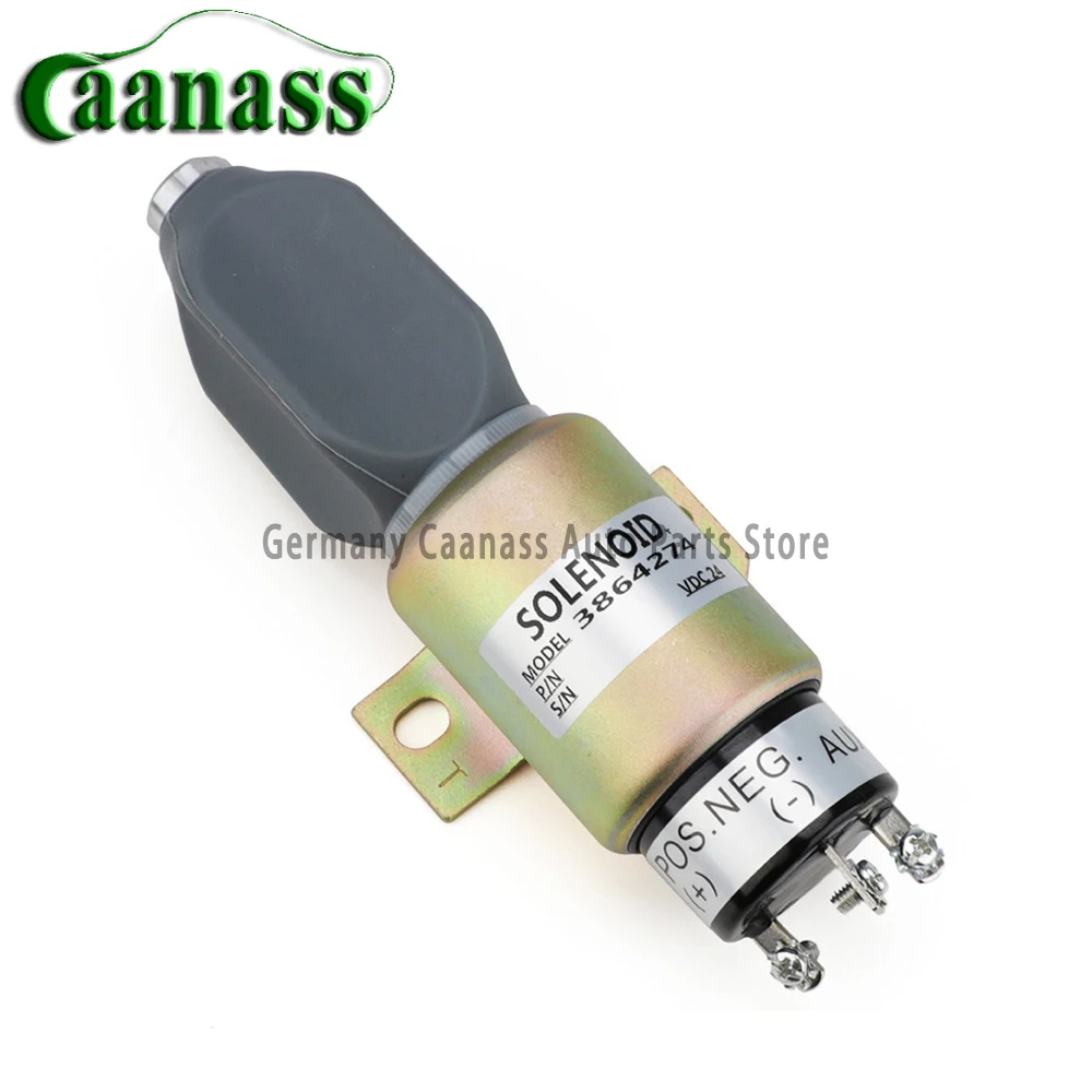 

Diesel Engine Fuel Shut Off Stop Solenoid For Cummins 3864274,1751-2467UIBIS5A, SA-3766T, 1700-2536, SA-3933-24