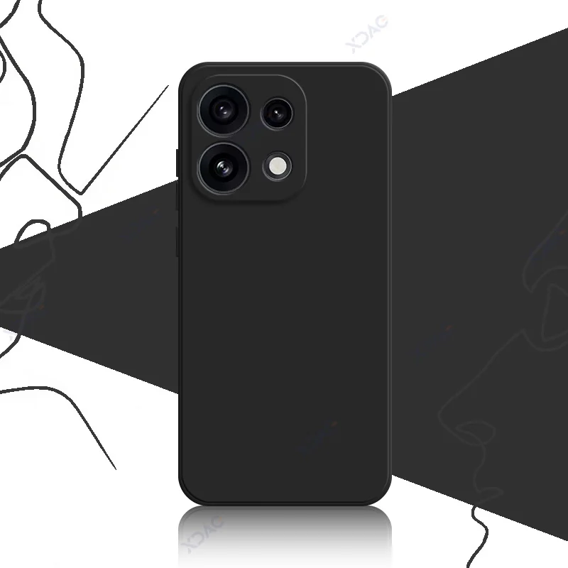 Square Liquid Silicone Shockproof Anti-Scratch Phone Case