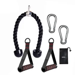 Adjustable Resistance Training Rope for Upper Body Workout - Gym Accessory for Biceps, Back, Shoulders, and Triceps (WGA)