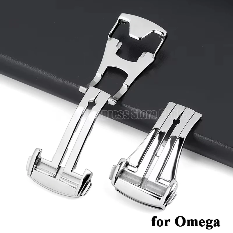 Watch Buckle Clasp for Omega 20mm Stainless Steel Deployment Clasp Button Accessories