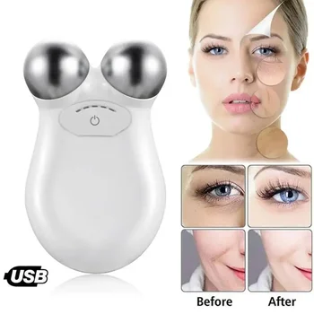 Microcurrent Facial Massager – EMS Face Lift & Skin Tightening Device