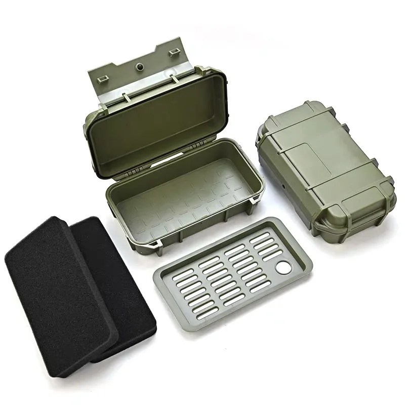 Locking Waterproof Storage Container Anti Falling Locking Waterproof Tool  Box Multipurpose Survival Box Storage Case Carry Box