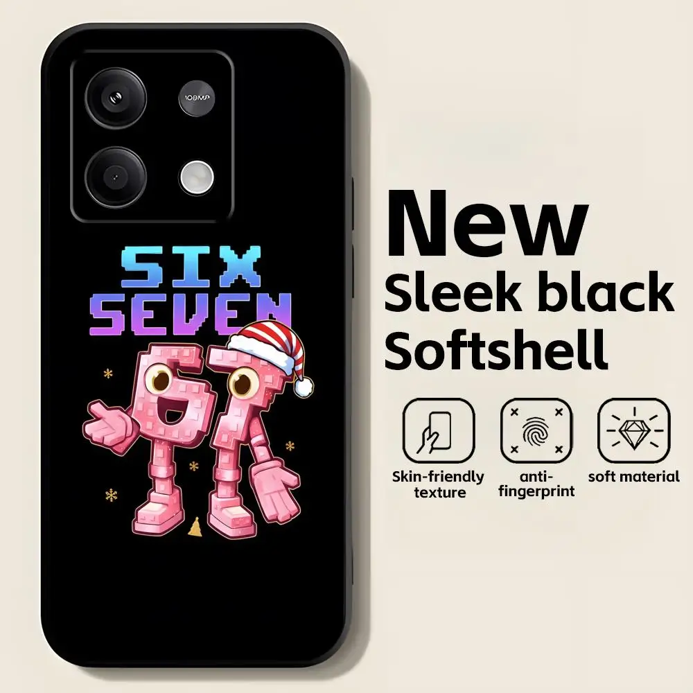 Sleek Black Soft Phone Case