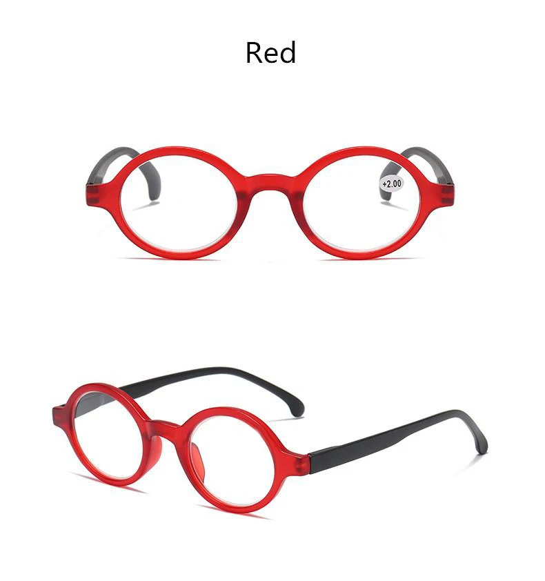 Mai Blume Retro Brille für Sichtheit Runde Vintage Brillen für Männer Frauen Rahmen mit Dioptrien +1+1,5+2+2,5 – Detail 11