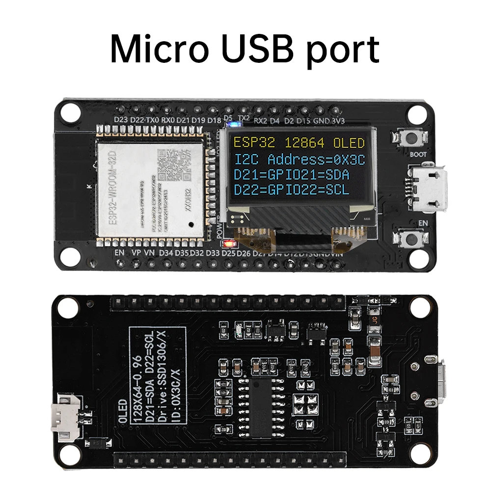 ตัวเลือกสินค้า บอร์ดพัฒนา ESP32 พร้อมฟังก์ชัน WiFi และ BLE