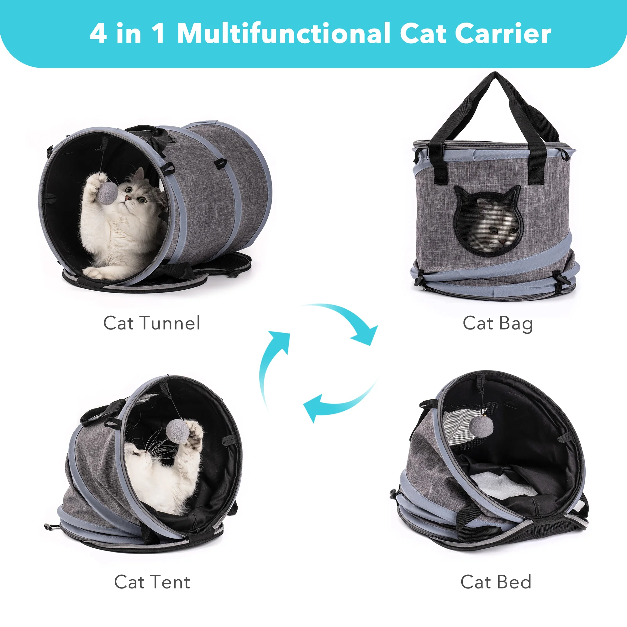 3 In 1 Portable Cat Travel Bag 5