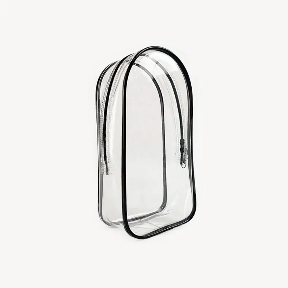 Vibrant Clear Protective Organizer Box with Keychain