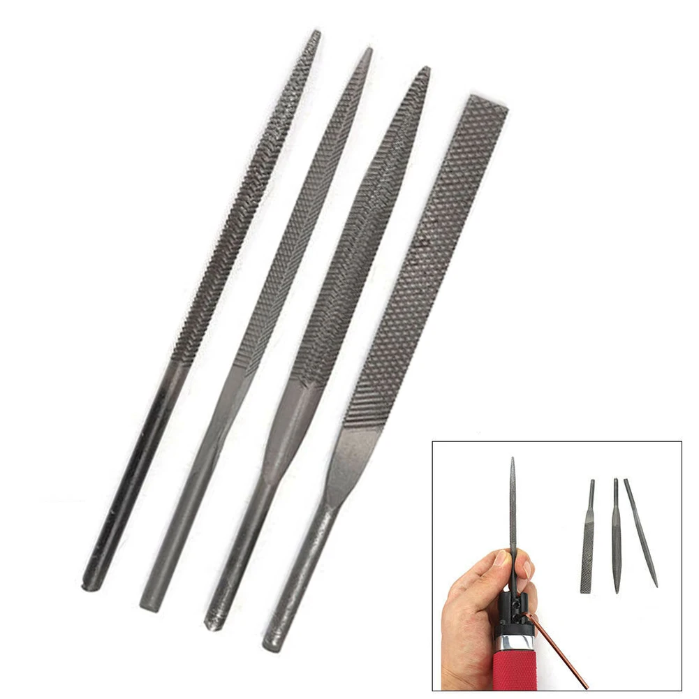 

1pc 5×140mm Pneumatic File Blades Air File AF-5 AF-10 Small File Grey Flat File Half Round Triangle Wood Tool Saw Accessories