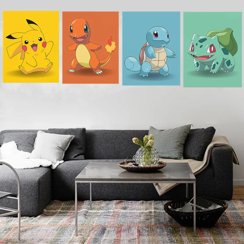 Livre De Peinture Pokemon Animation Pour Enfants, Livre De Peinture De  Dessin Animé Créatif, Cadeau D'apprentissage, Cadeau D'anniversaire -  Figuras De Ação - AliExpress