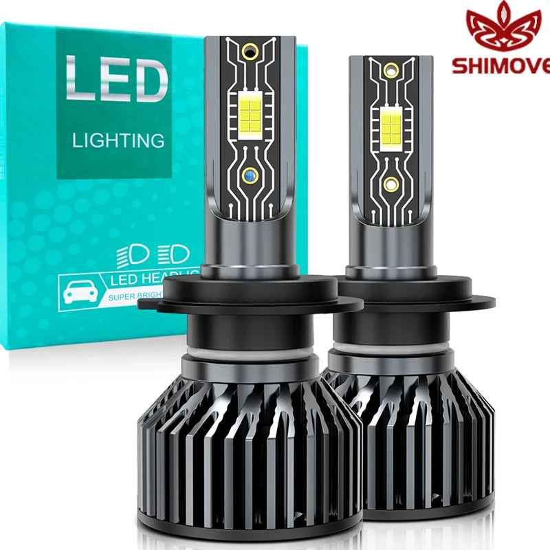 2 шт., автомобильные лампы H7 H4 H11 H1 H8 9005 9006