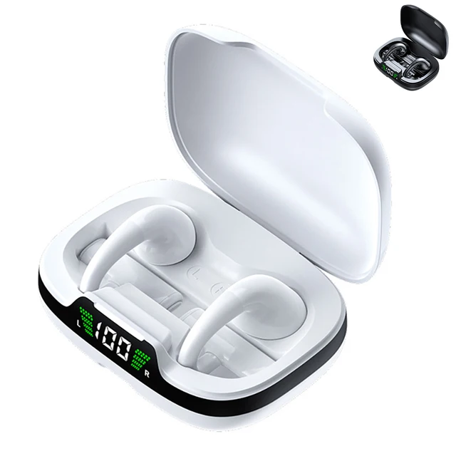 Wireless Earbuds Stereo Sound Earphones With Power Display Charging Case For Cell Phone Computer Laptop 2
