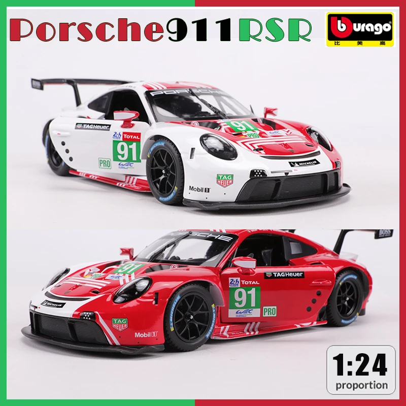 DR6, Porsche 911 RSR LM 2020 1/24, Bburago (18-28016