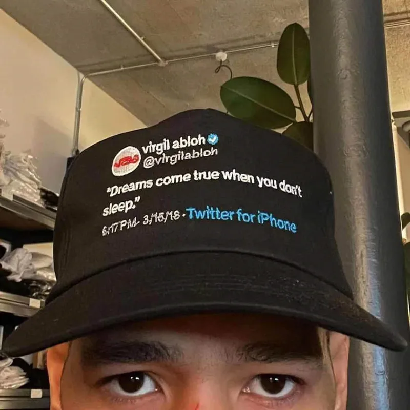 High Quality VIRGIL ABLOH Embroidery 