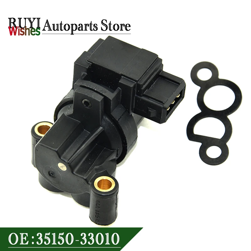 Idle Air Control Valve IAC 35150-33010 for Hyundai Sonata Santa Fe Tiburon Tucson Kia Optima Sportage Rio Sephia Magenti