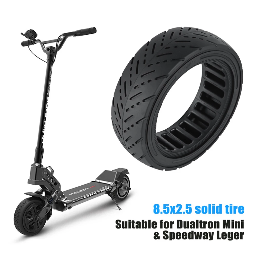 

8.5x2.5 Inch Electric Scooter Solid Tire Replacement for Dualtron Mini Speedway Leger(Pro) Wear-resistant Off-road Rubber Tyres