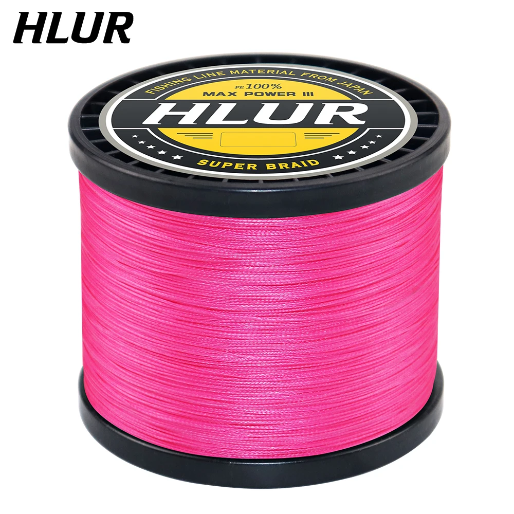 HLUR X8 Strong 300M 1000M 8 Strand Weaves PE สายถัก Braided Multifilament 8 Braid Wire 20-88LB ปลาคาร์พอุปกรณ์ตกปลา 1