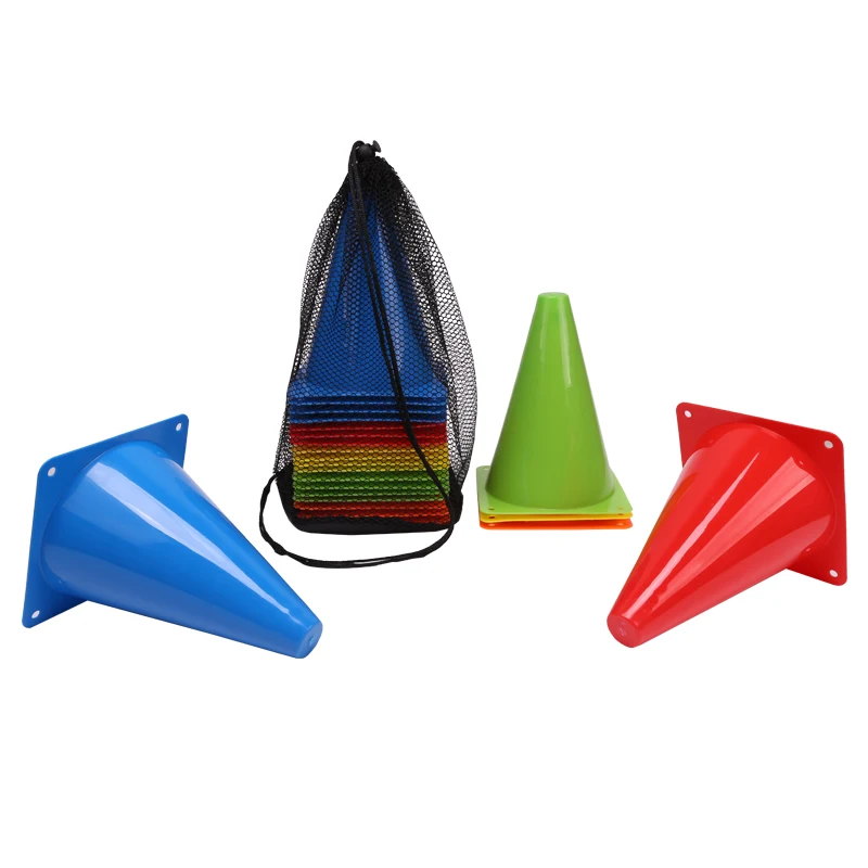 25PCS  Hot Sale Colorful Marker Cones Soccer Agility Training Cones Football Marker Cones Cheap Price Portable Football