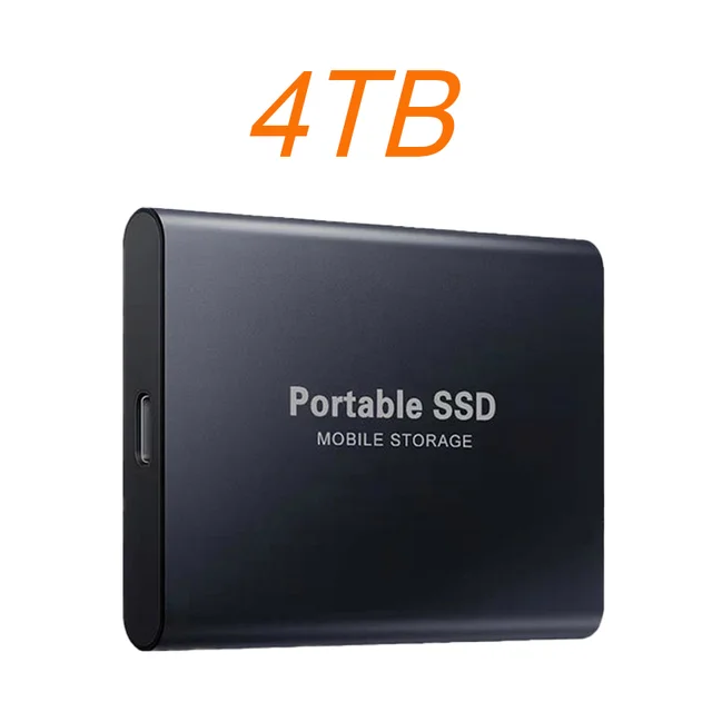 Portable SSD 1TB 2TB High Speed External Hard Drive USB3.1 Type-C Interface Hard Disk Solid State Drive Mass Storage for Laptop 3