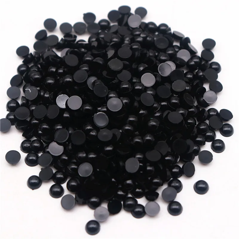 Round Flat Plastic Safety Eyes 5mm 6mm 8mm 10mm 12mm for Dolls Making Doll Toys Teddy Bear Eyes Doll Accessories plastic doll eyes