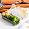 Desktop Storage Box Vanity Make up Organizer Trays for Skincare and Cosmetics, Bathroom Tray Countertop 5