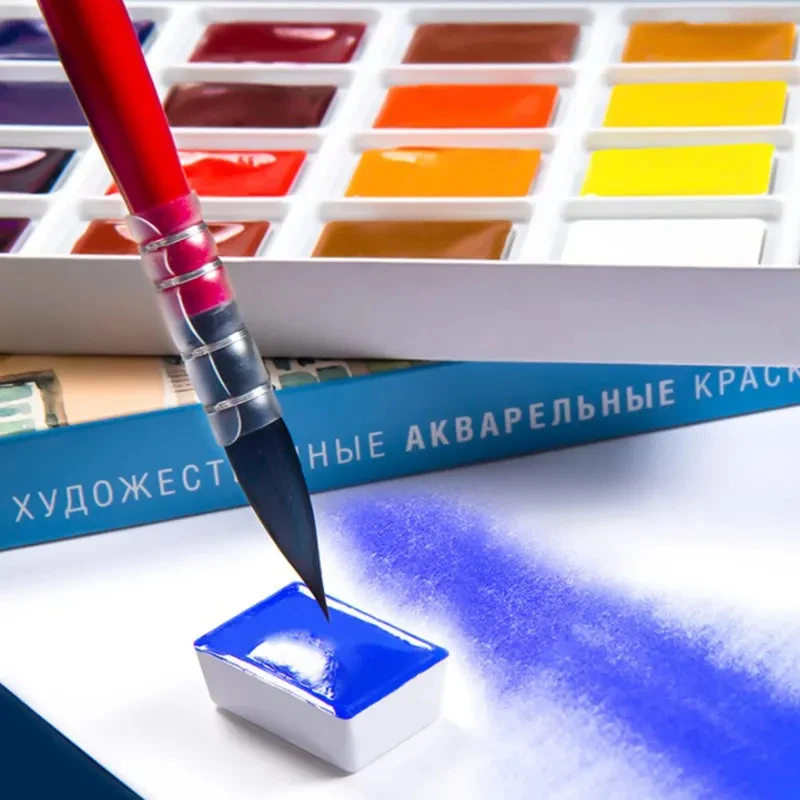 Watercolor Paint Russia White Nights Solid Watercolor Paints 12/16/24/36 Colors