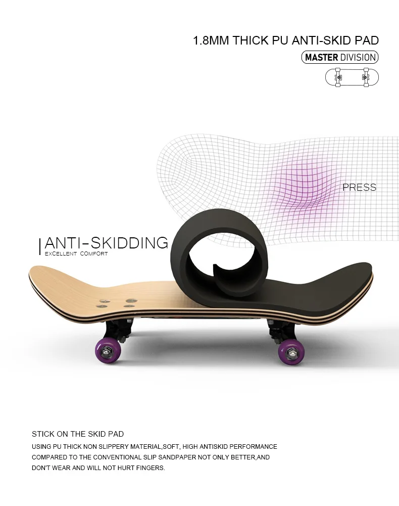 나무 전문 손가락 스케이트 보드 DIY 장난감 스케이트 보드 공원 기술 부품 데크 특수 효과 금속 브래킷 베어링 휠