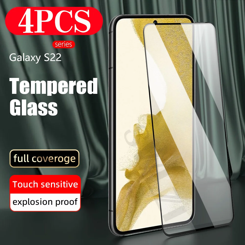 

4 шт., защитная пленка для Samsung Galaxy S23 FE S22 Ultra S21 S20 S10 S10E lite S9 S8 Plus