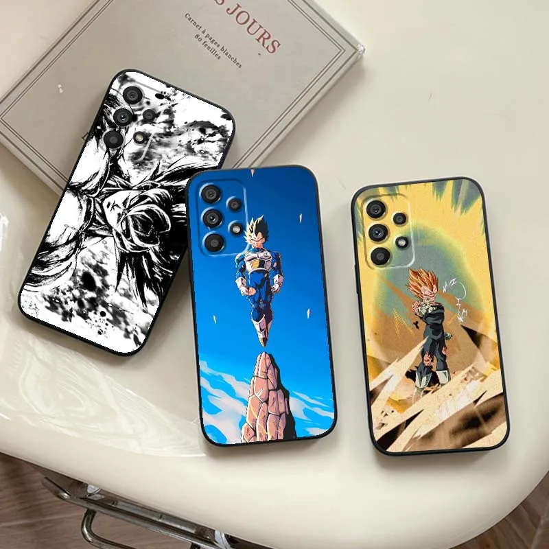 Comics D-Dragon B-Balls Z Art Phone Case For Samsung A73 A72