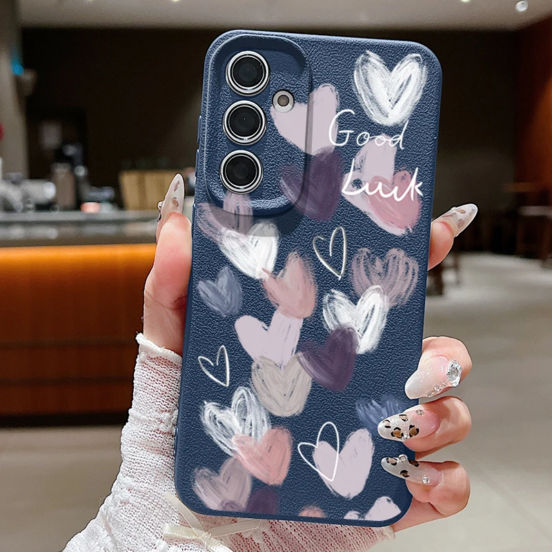 Candy Color Love Heart Phone Case - Stylish Protective Cover