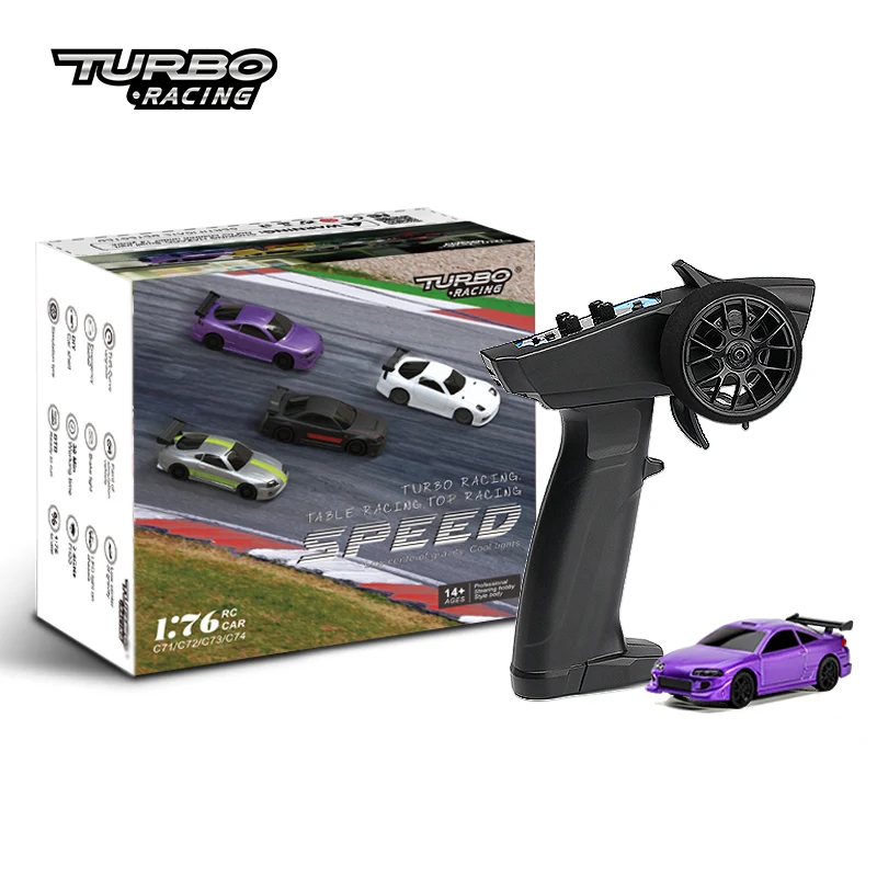 Turbo Racing 1:76 Scale RC Sport Car C72 C73 Table Game Racing