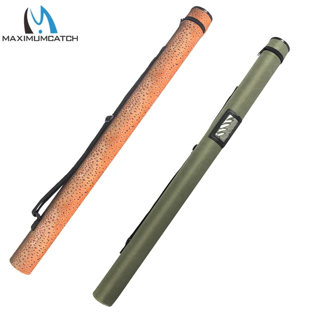 Maximumcatch 72/82cm Carbon Fiber Fly Fishing Rod Tube for 9FT/10FT Fly  Fishing Rod with Fishing Rod Carry Strap
