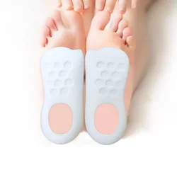 Orthopedic Arch Support Insoles for Flat Feet and Plantar Fasciitis Relief (WHITE)