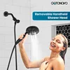 2025   Bathroom Shower Head Kit High    Spray Shower Trim Kit Valve Included Shower Head and Handle Set Matte Black 5