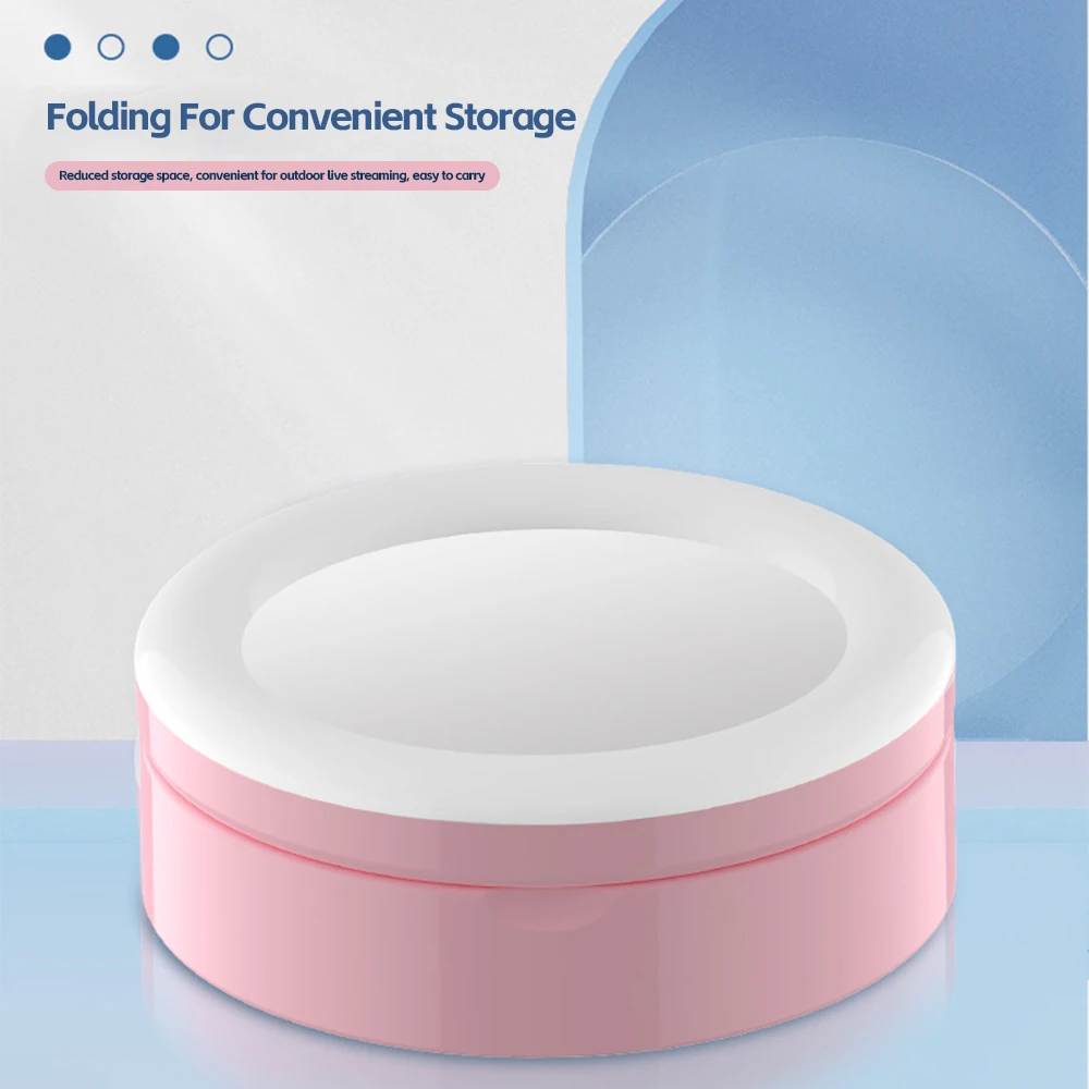 LED Portable Makeup Mirror With USB Charging, Portable Beauty Supplement Light, Makeup Mirror