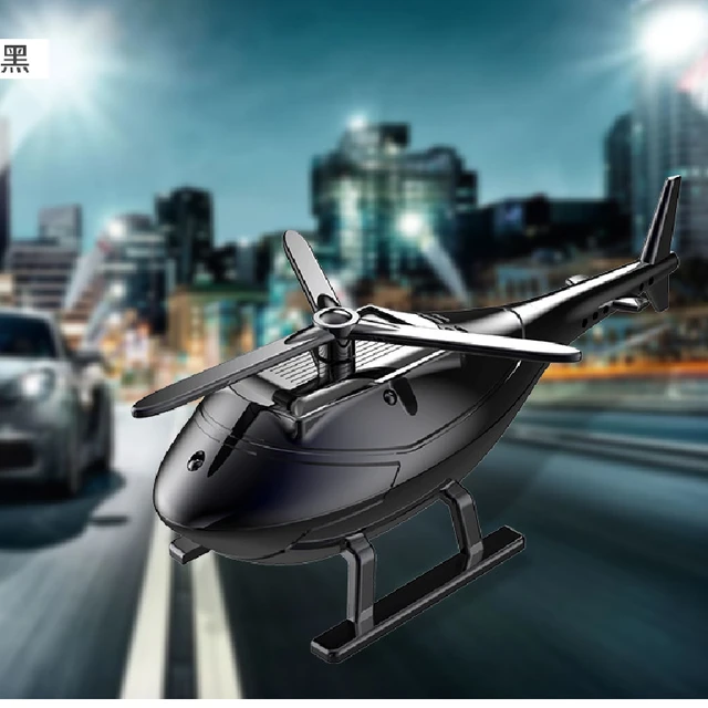 Car Aircraft Decoration Aromatherapy Air Freshener Helicopter Gift Solar Car Perfume Fragrance Car Airplane Ornament Car Styling 5