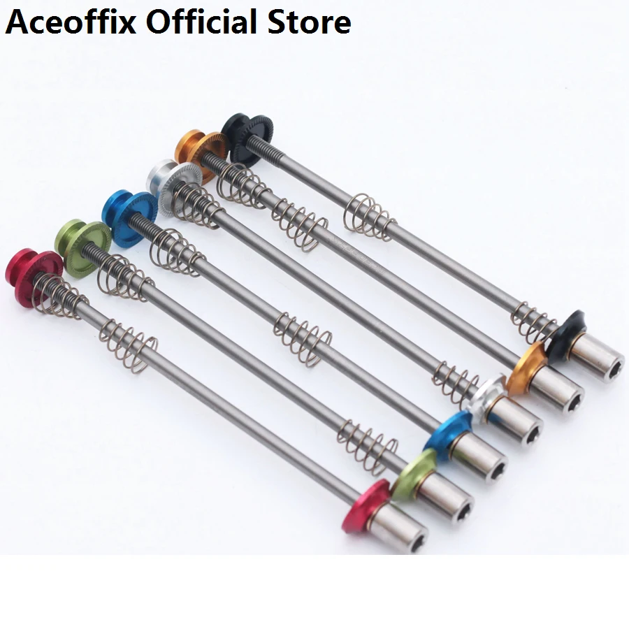

Quick Release Titanium Alloy Head Inner Hexagon 74mm 85mm 100mm 130mm135mm for Brompton Rod Folding Bicycle Upgrade Parts