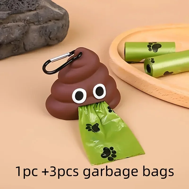 Creative Pet Product Dog Toilet Bag Dispenser Garbage Bags Portable Garbage Shell Holder pet bag pet carrier bag for Animal Manure Cleaning 1pc