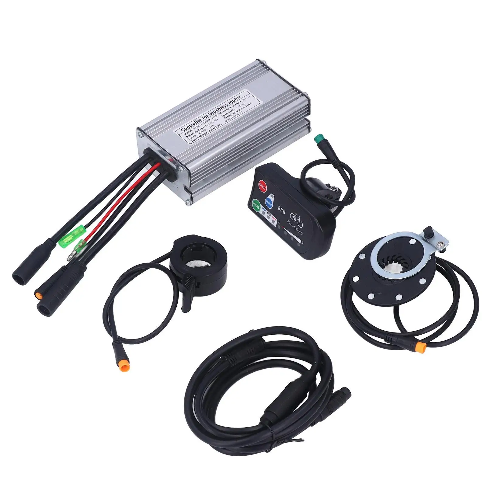 for 500w Brushless Electric Bike Conversion Kit-36V/48V Motor Controller with Excellent Heat Dissipation
